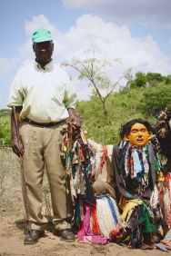 Thaimo Maida Kalambule, king of the Zobue region of Tete province, Mozambique